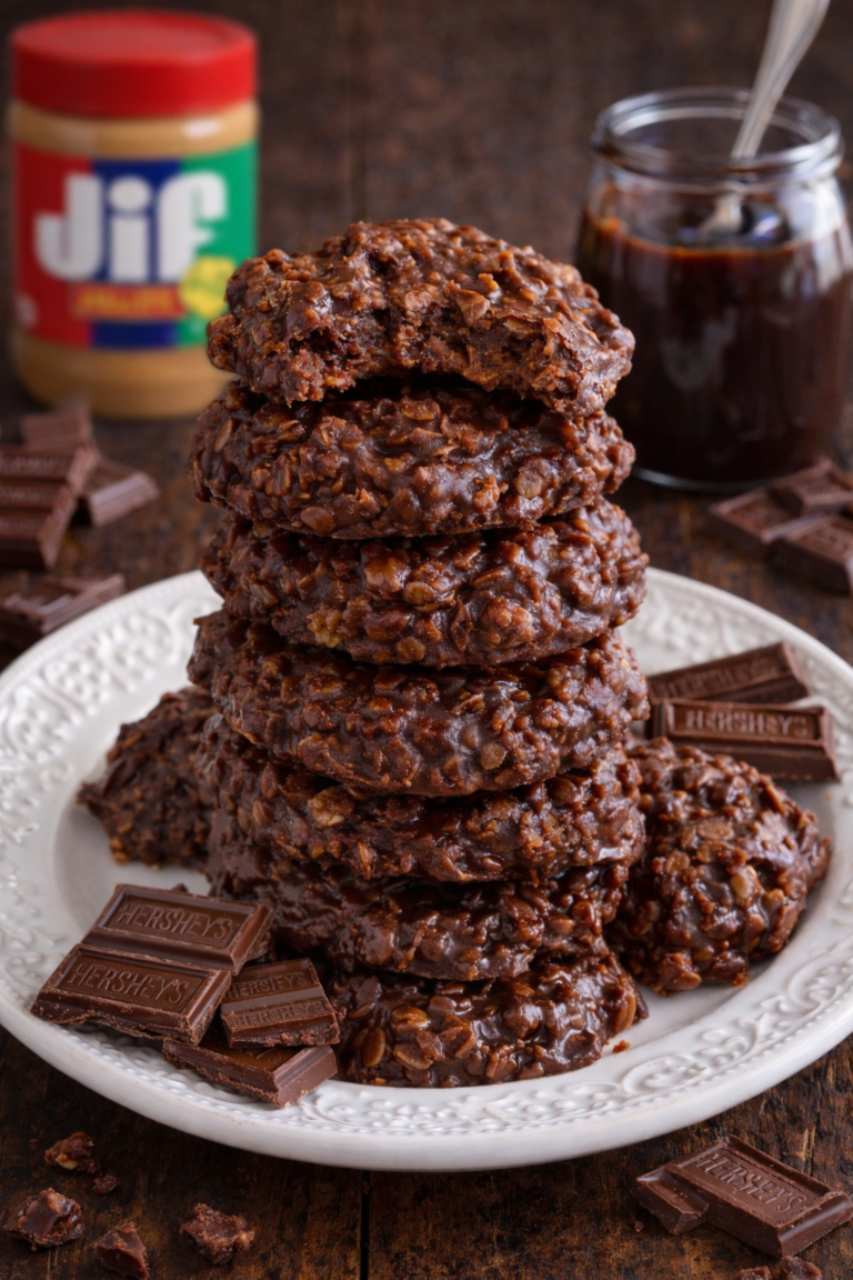 Chocolate Peanut Butter No Bake Cookies - My Incredible Recipes