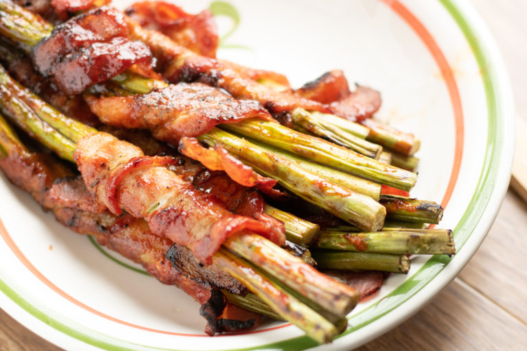 Brown Sugar Bacon Wrapped Asparagus! - My Incredible Recipes