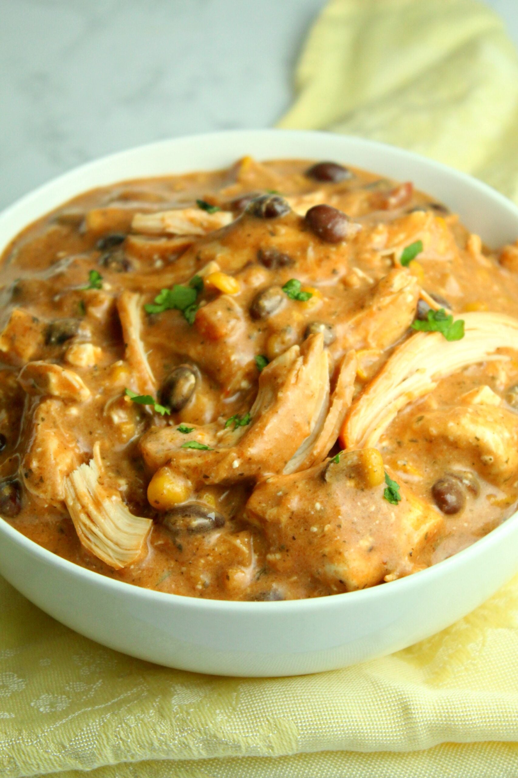 Slow Cooker Cream Cheese Chicken Chili