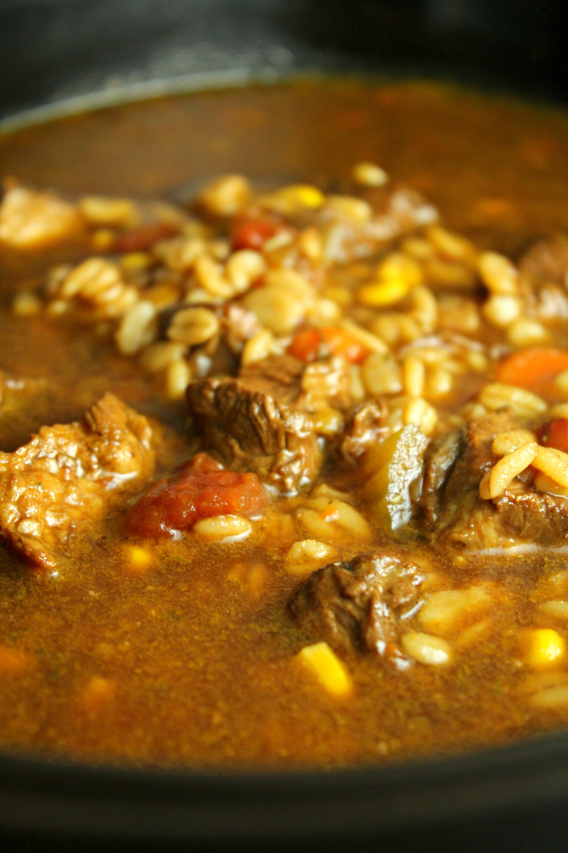 Homemade Slow Cooker Beef & Barley Soup - My Incredible Recipes