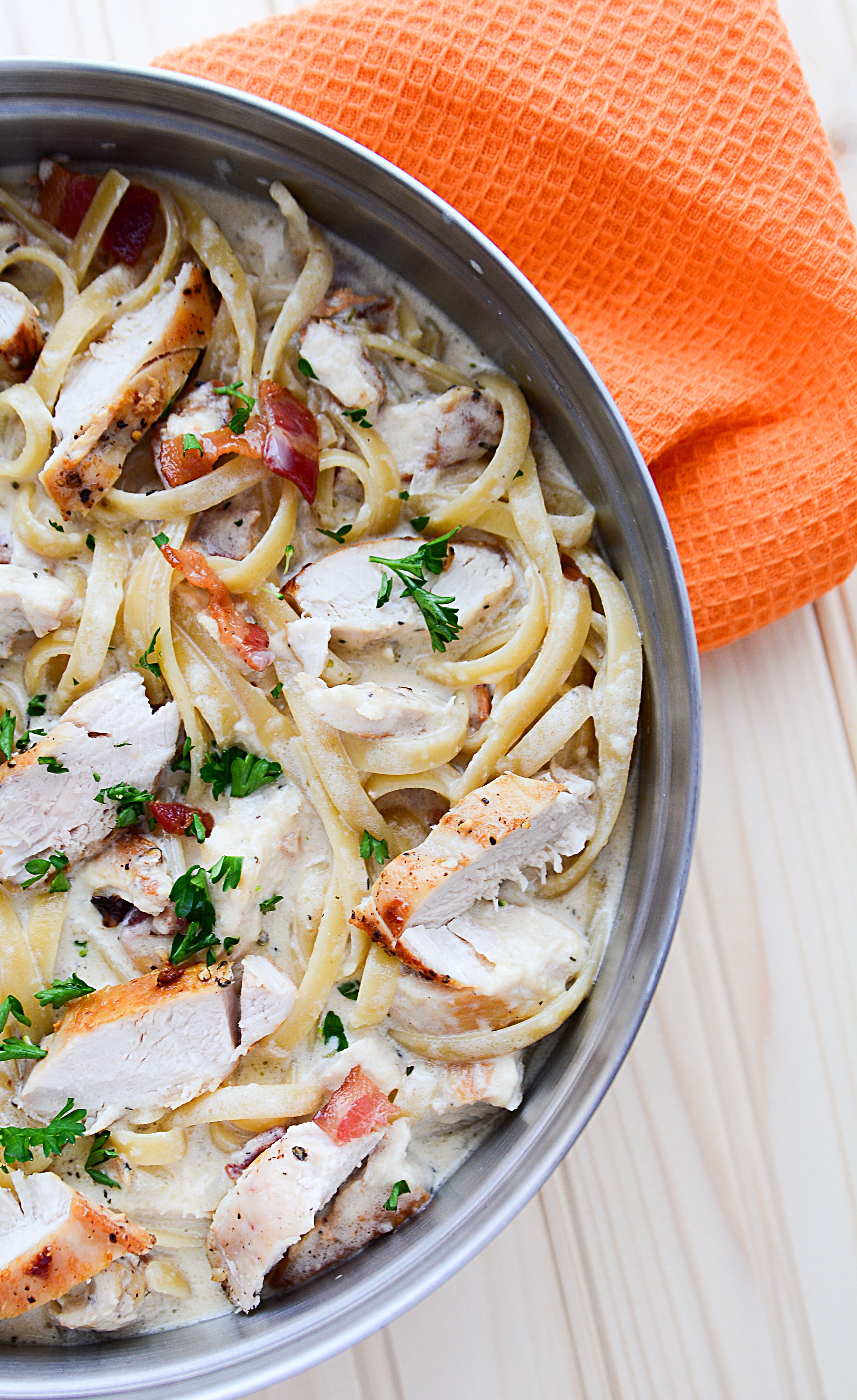 Creamy Chicken & Bacon Pasta - My Incredible Recipes