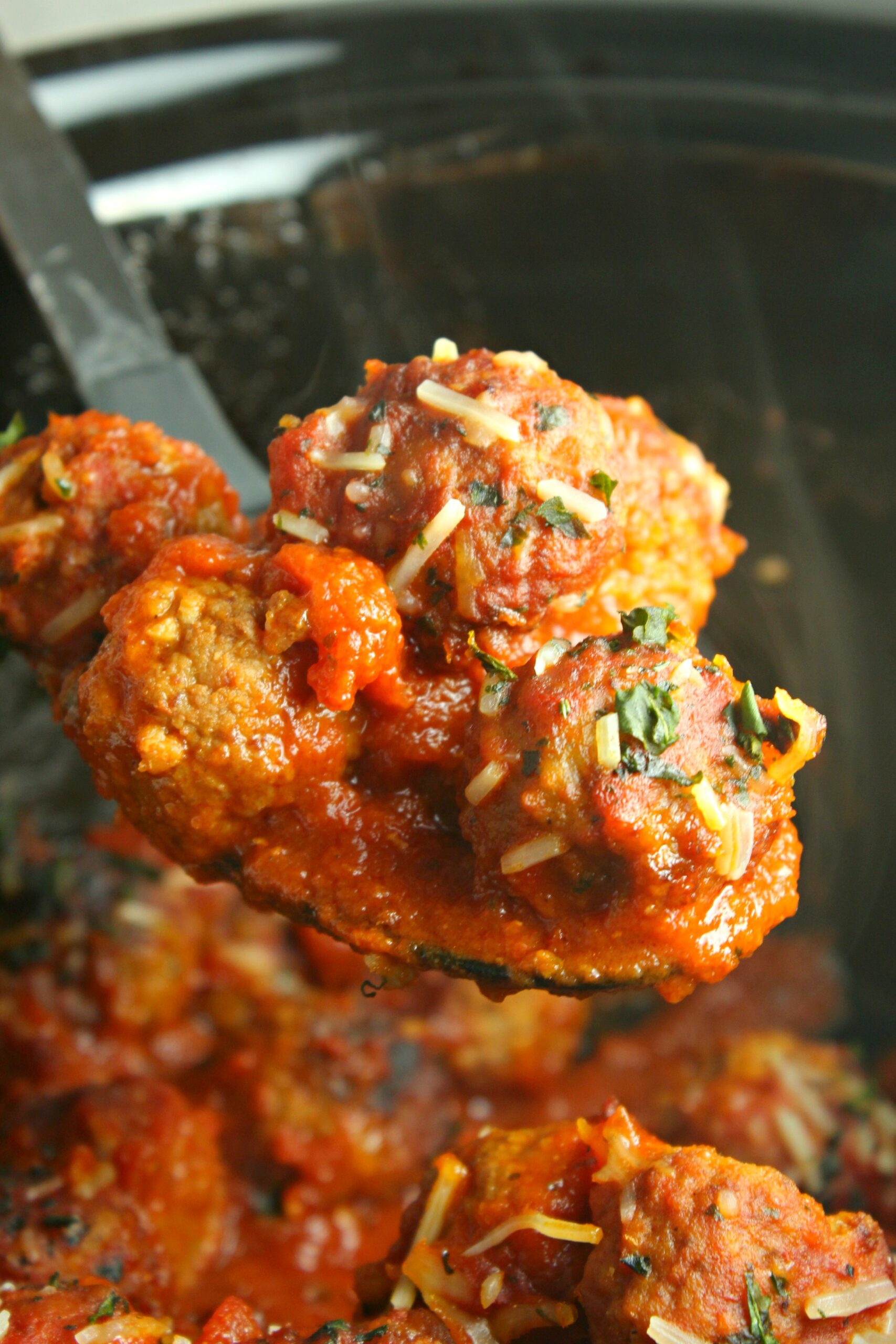 Slow Cooker Homemade Meatballs and Sauce