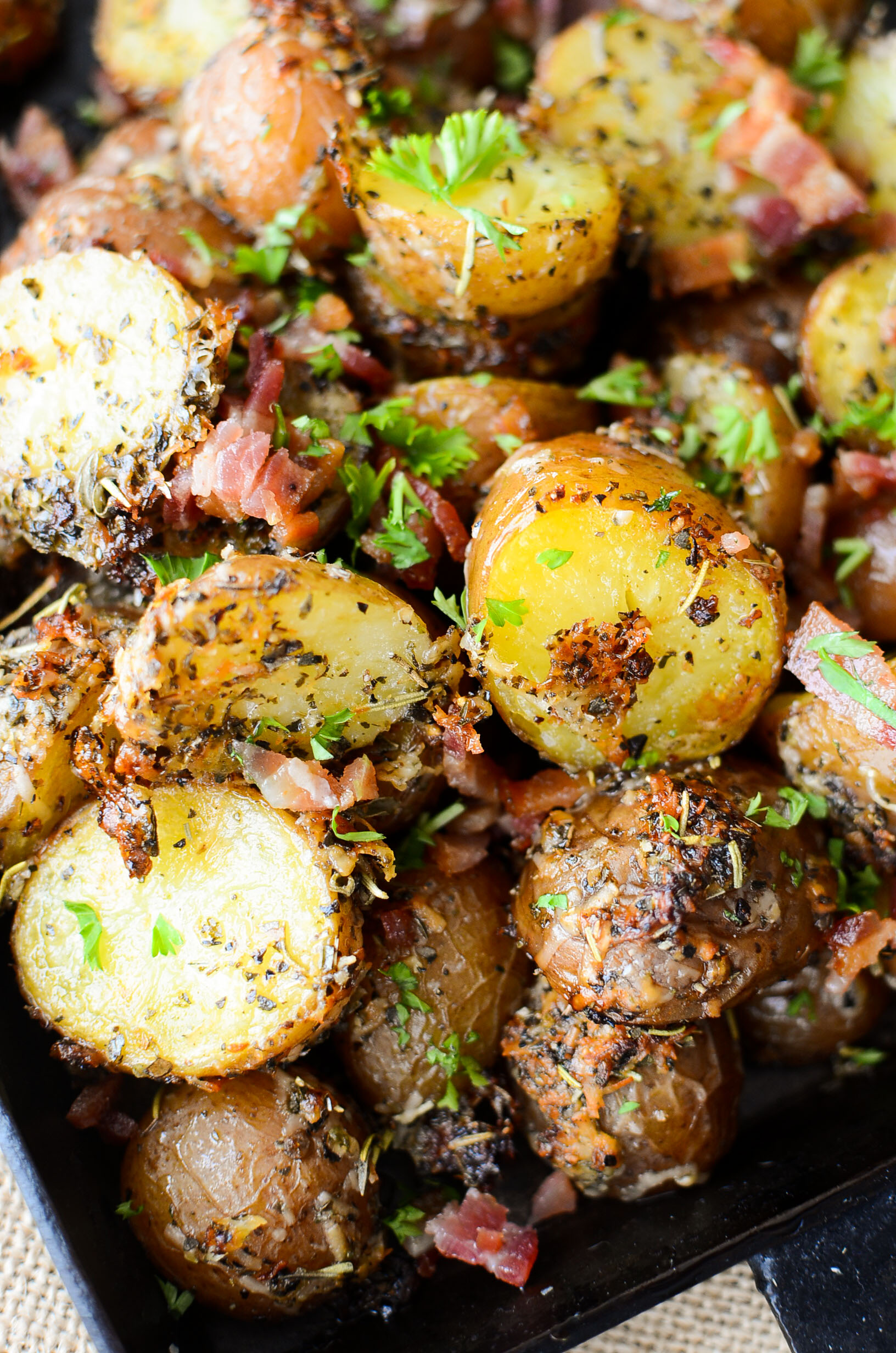 Parmesan Crusted Roasted Potatoes - My Incredible Recipes