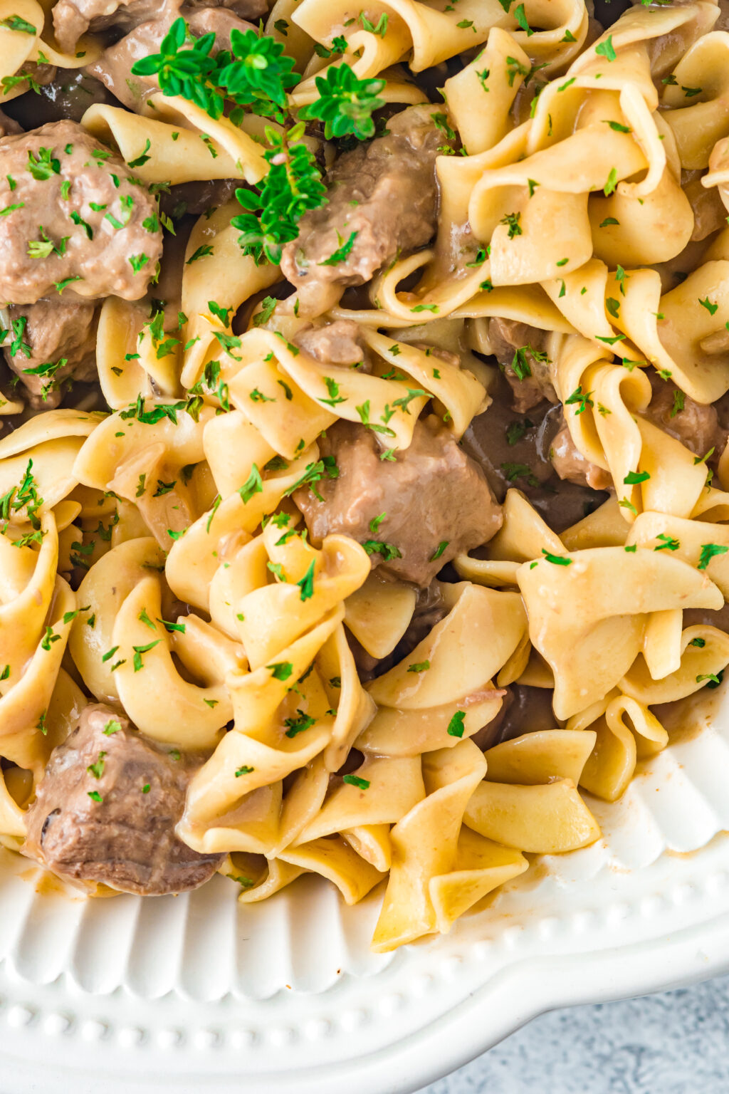 Slow Cooker Beef And Noodles