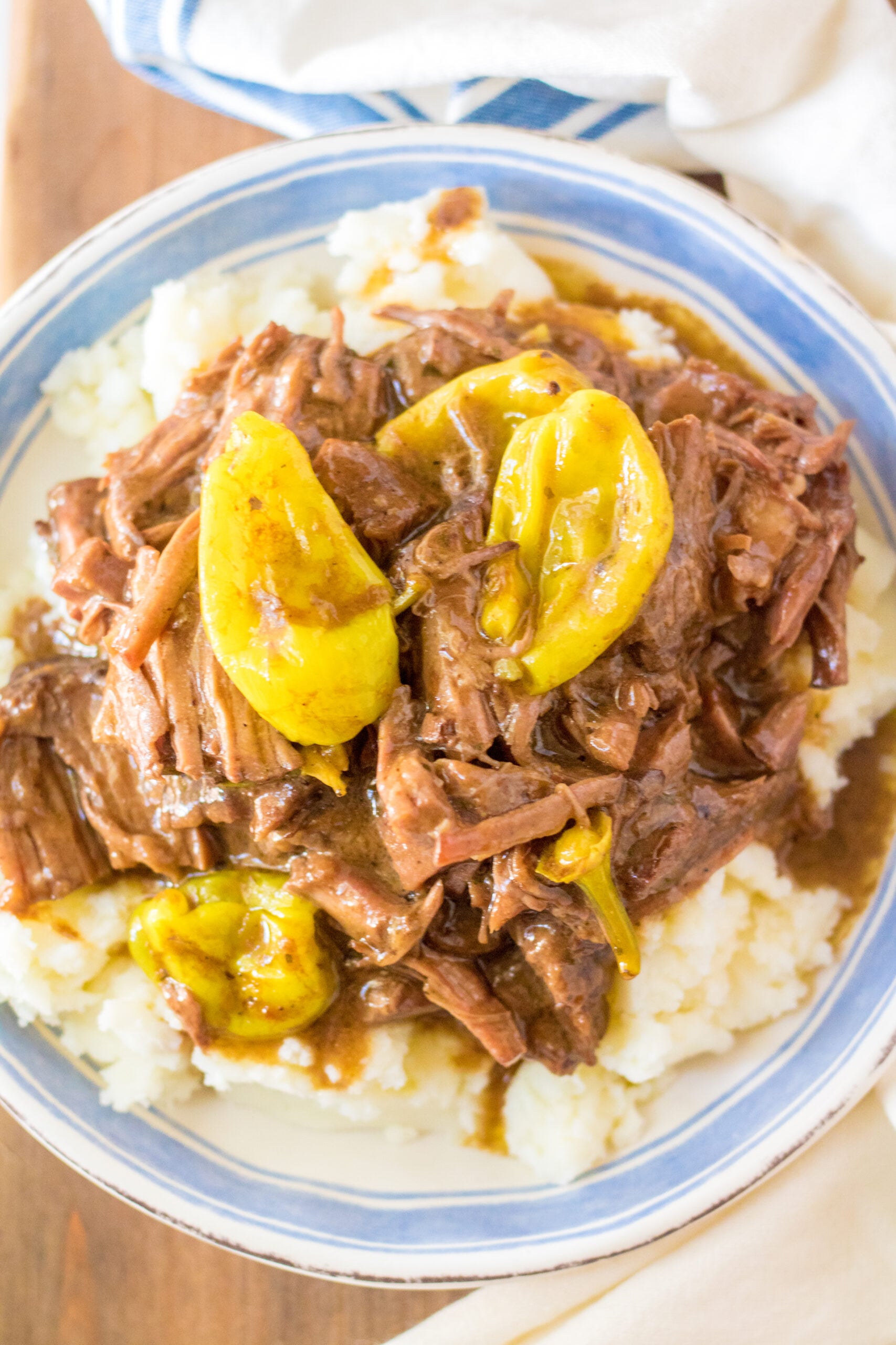 Slow Cooker Mississippi Pot Roast