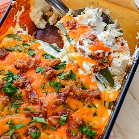 Jalapeño Popper Chicken Casserole (Low Carb Keto friendly) - My ...