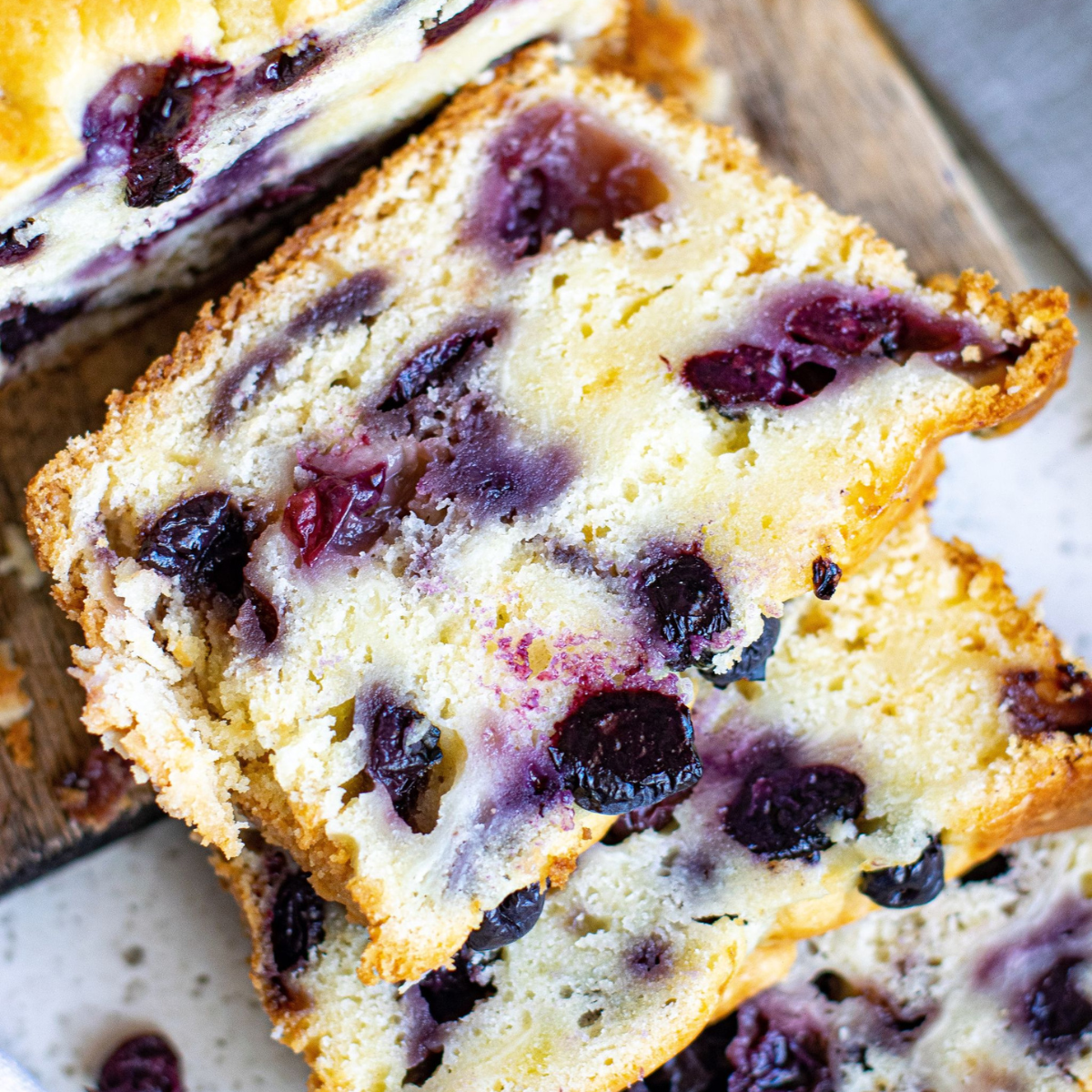 Blueberry Cream Cheese Loaf-image