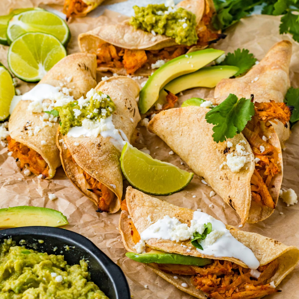 Crispy Tinga Tacos