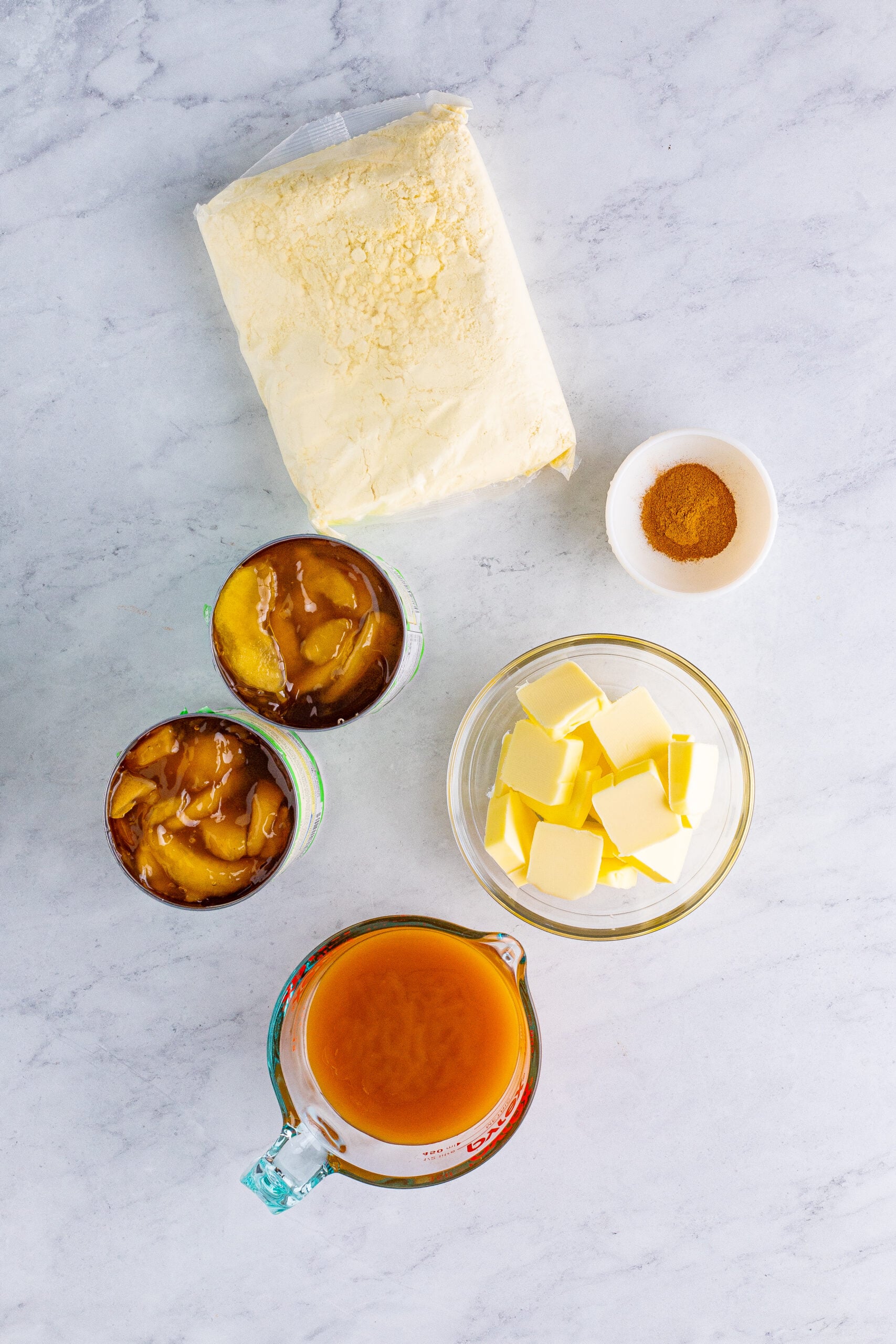 All ingredients needed to make this recipe.