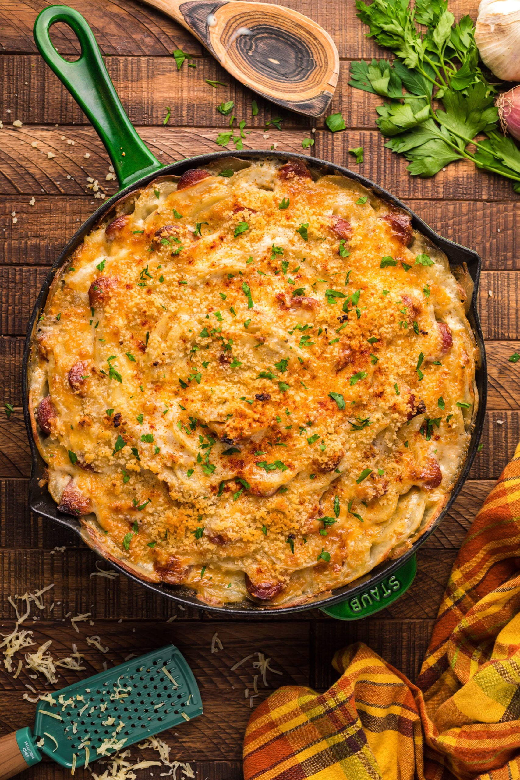 Au Gratin Potatoes & Sausage