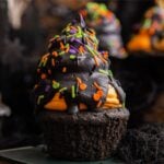 Halloween Cupcake on table
