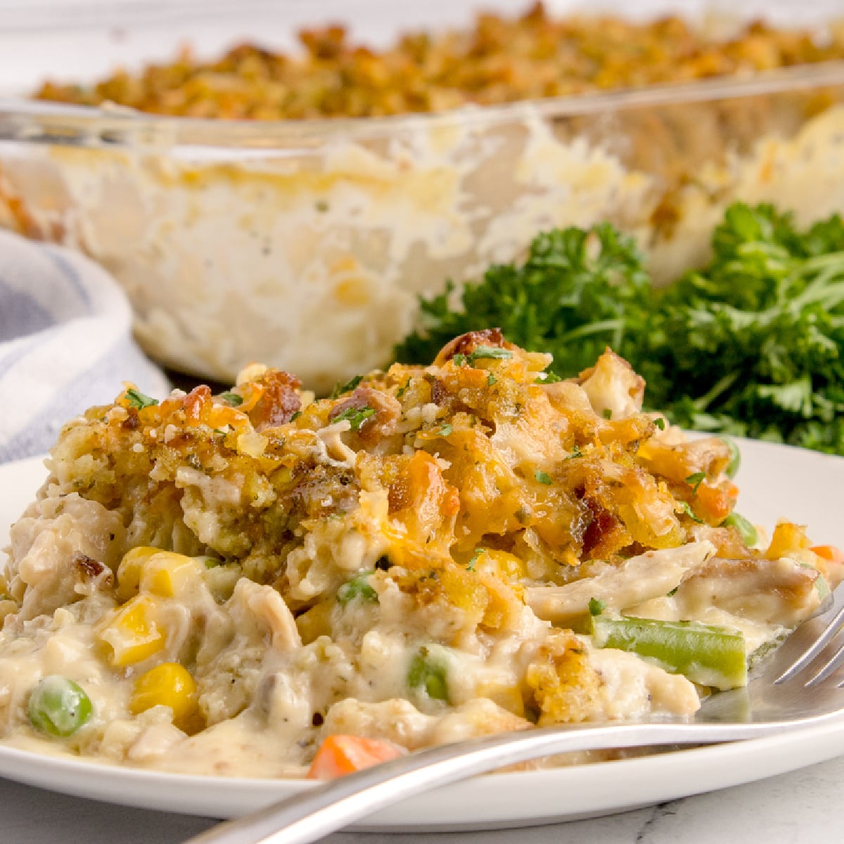 Chicken & Stuffing Casserole - My Incredible Recipes