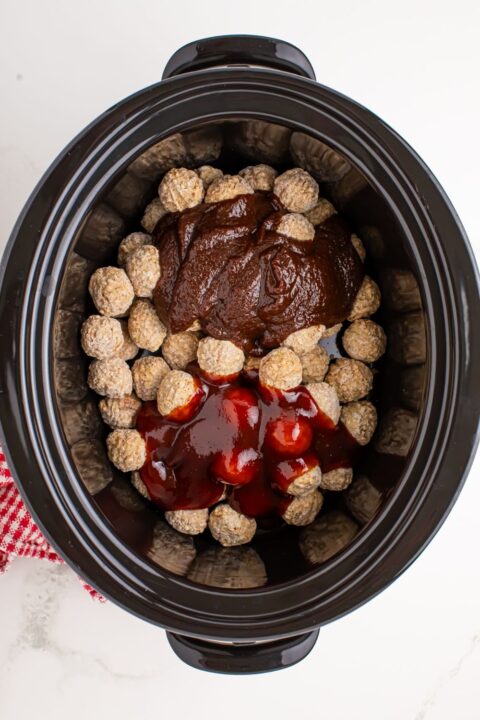 Crockpot Apple Butter Meatballs - My Incredible Recipes