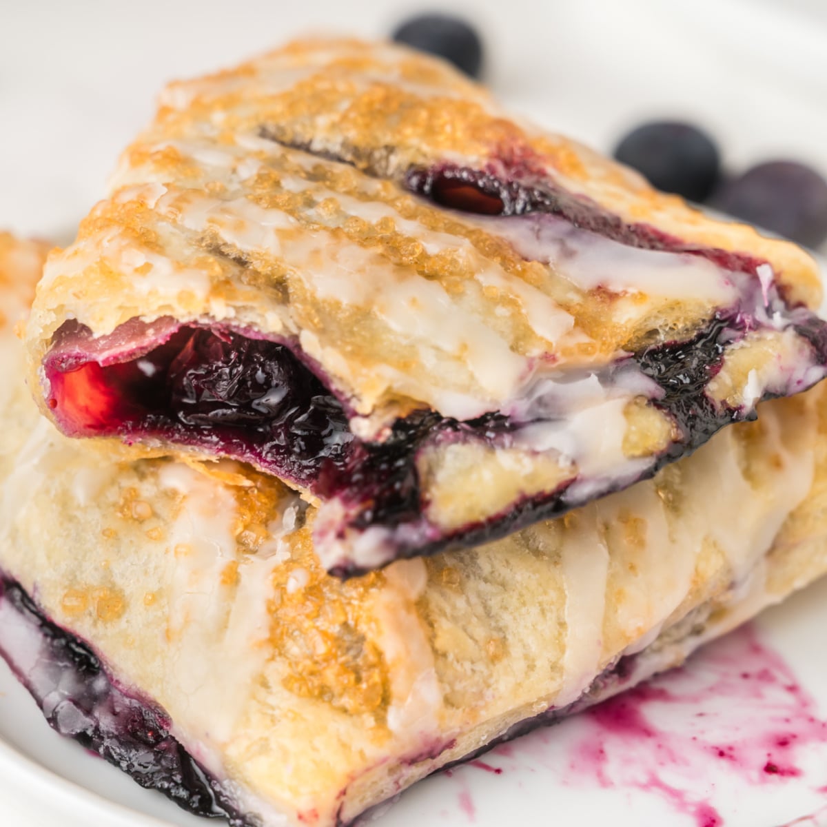 Blueberry Inide Blueberry Turnovers - My Incredible Recipes