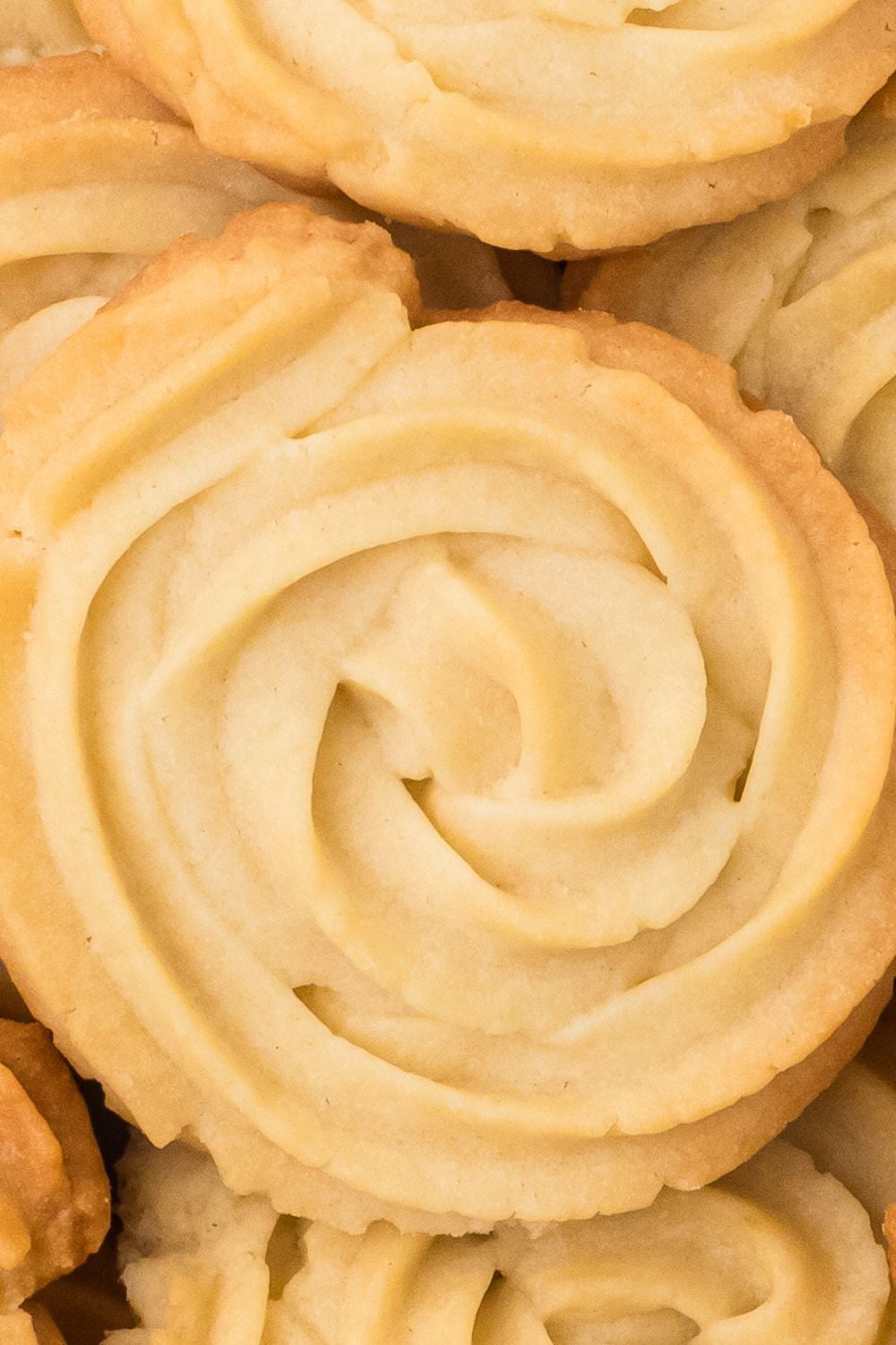 Butter Cookies spread on table 