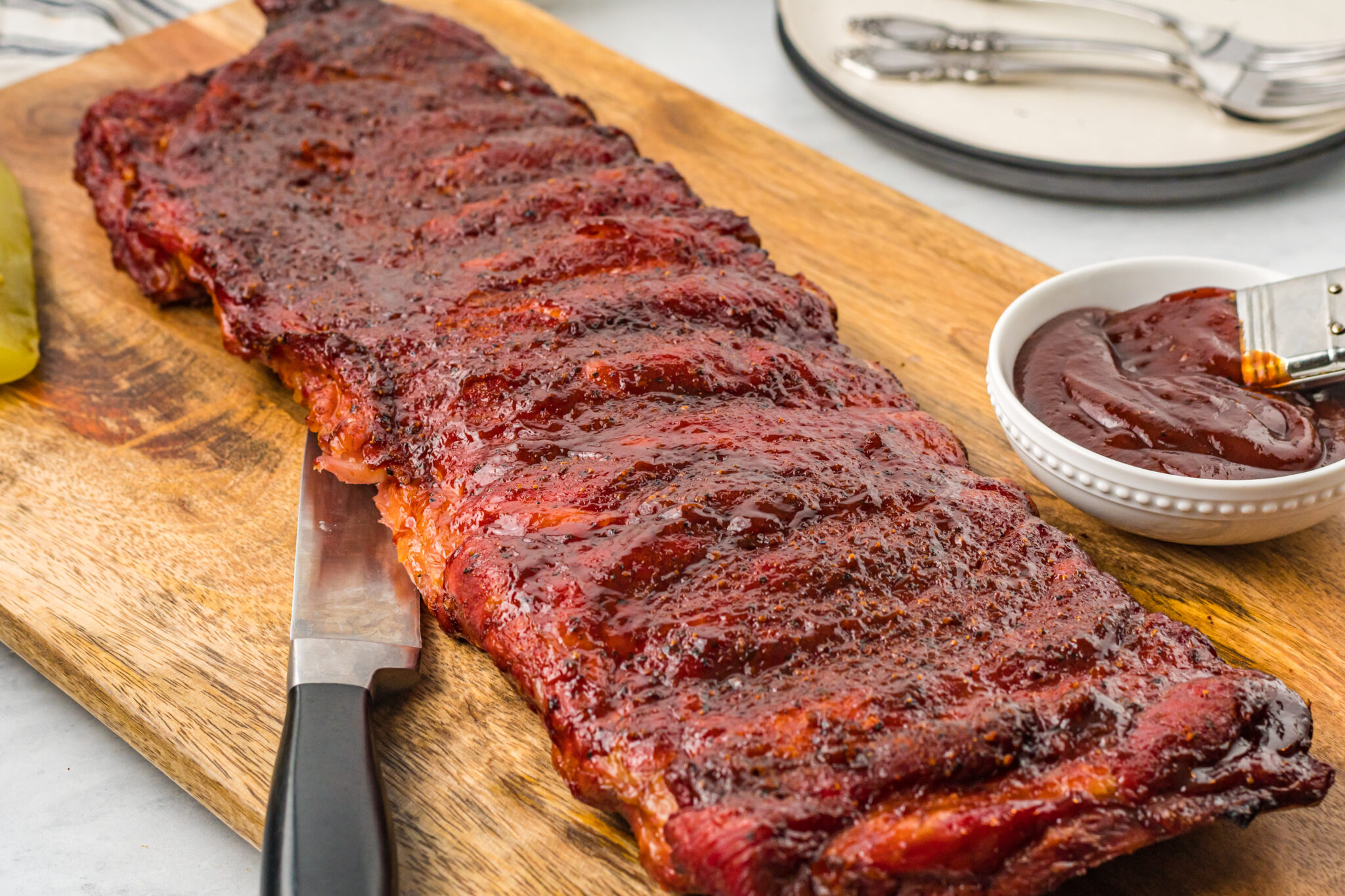 Grilled BBQ Baby Back Ribs (Glazed, Tender & Juicy!) - My Incredible ...