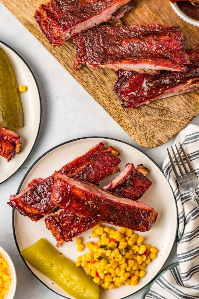 Grilled BBQ Baby Back Ribs (Glazed, Tender & Juicy!) - My Incredible ...