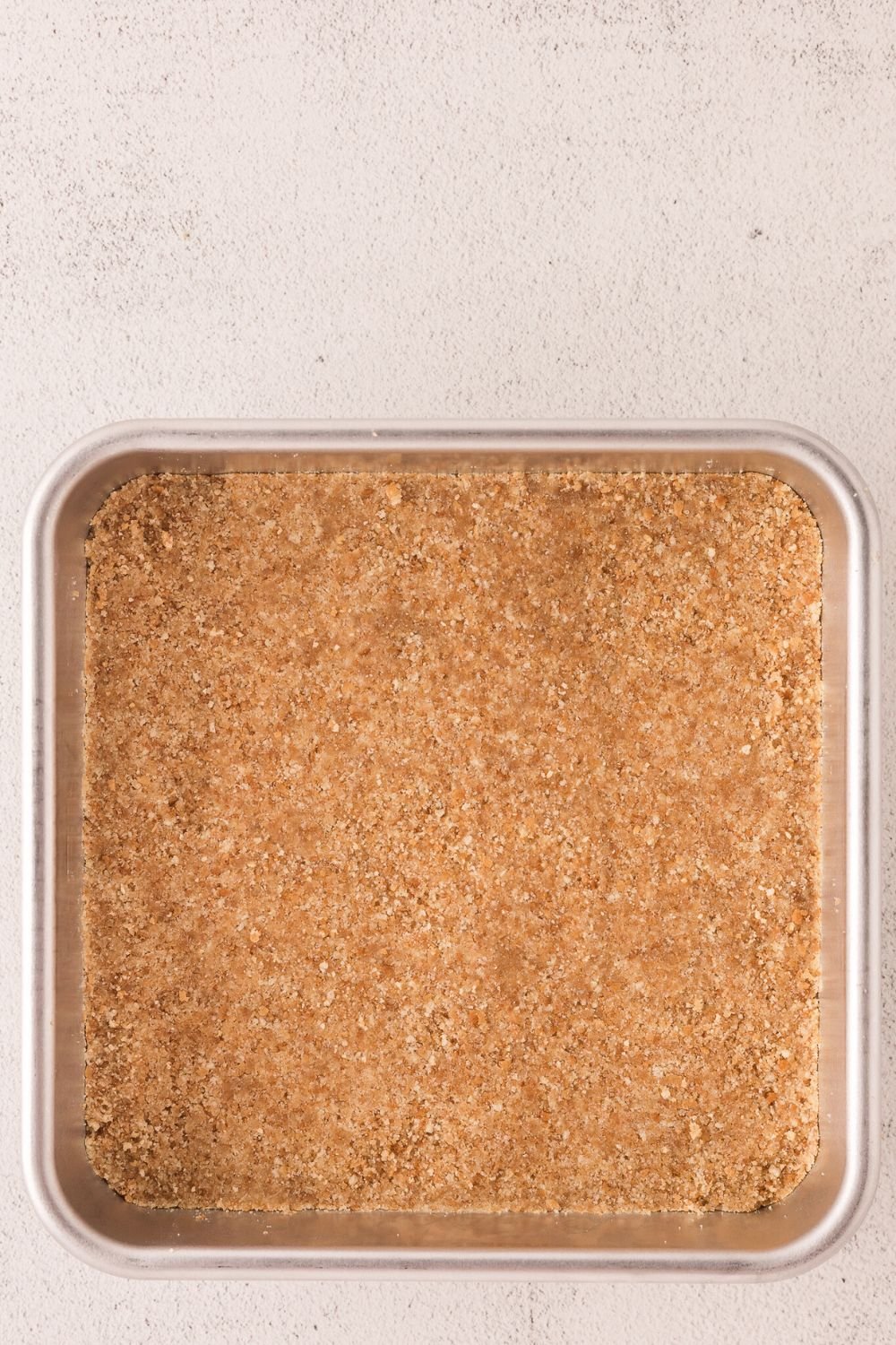 vanilla wafer pressed into pan