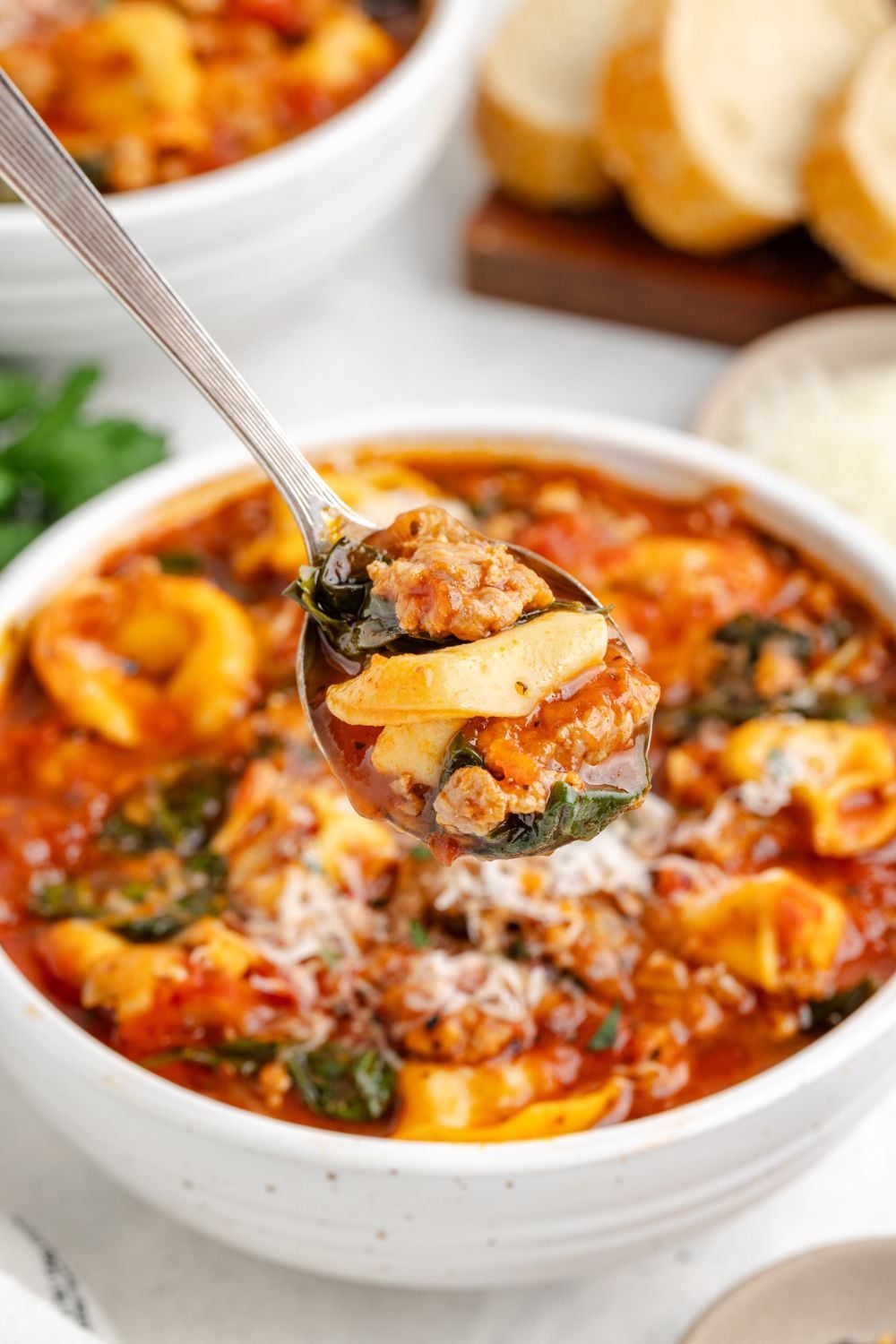 Sausage Tortellini Soup